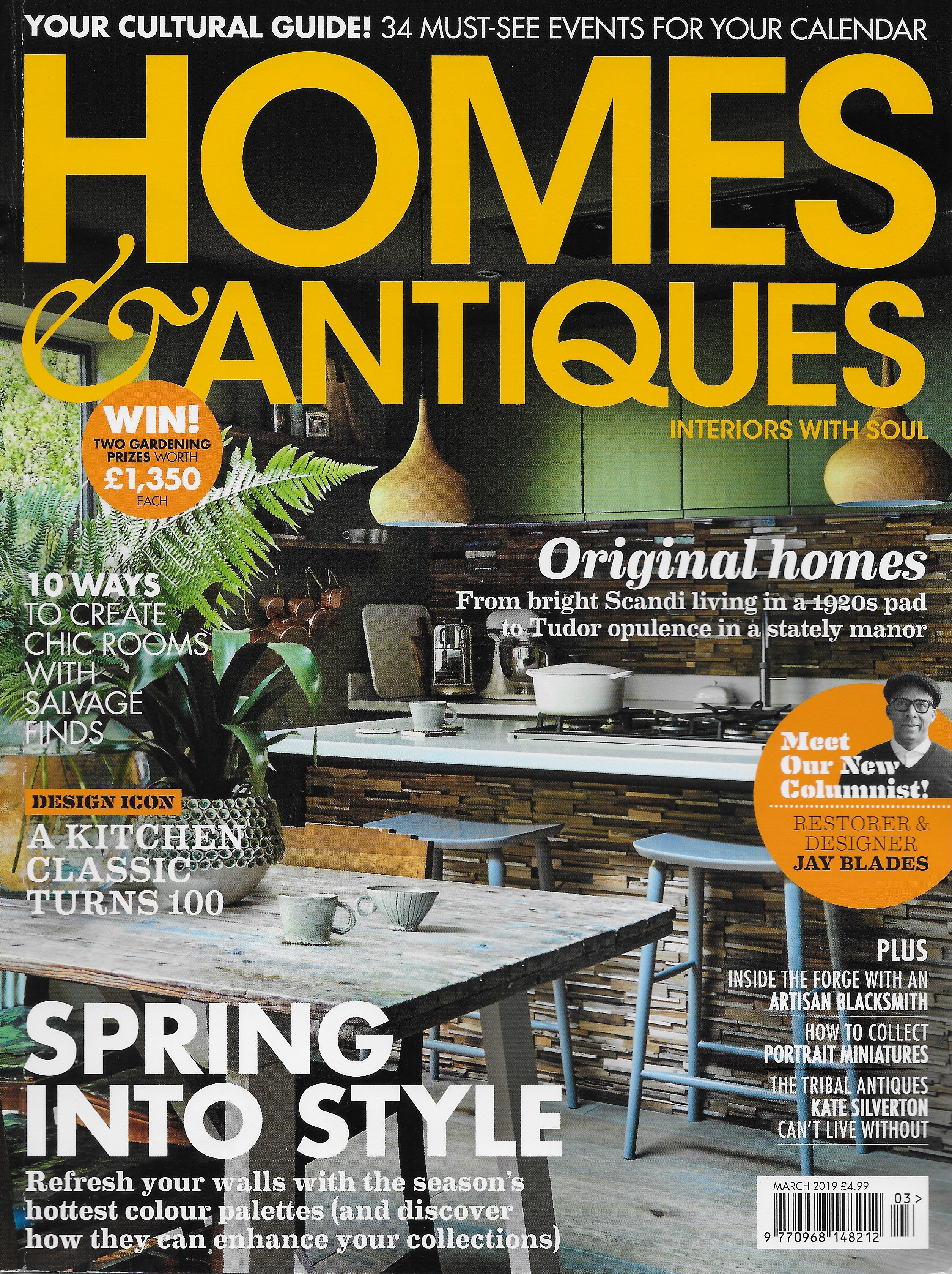 HOMES & ANTIQUES MAGAZINE - MARCH 2019