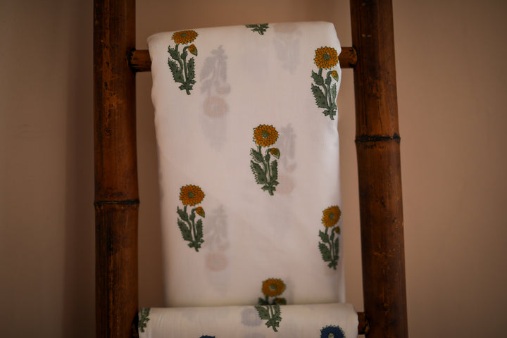 SUNFLOWER BUTA YELLOW- Sale 50% off