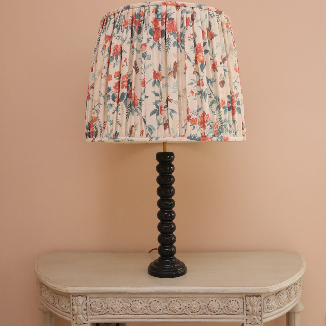 LAMPSHADE - PLEATED SHADE IN PAPILLON TEAL
