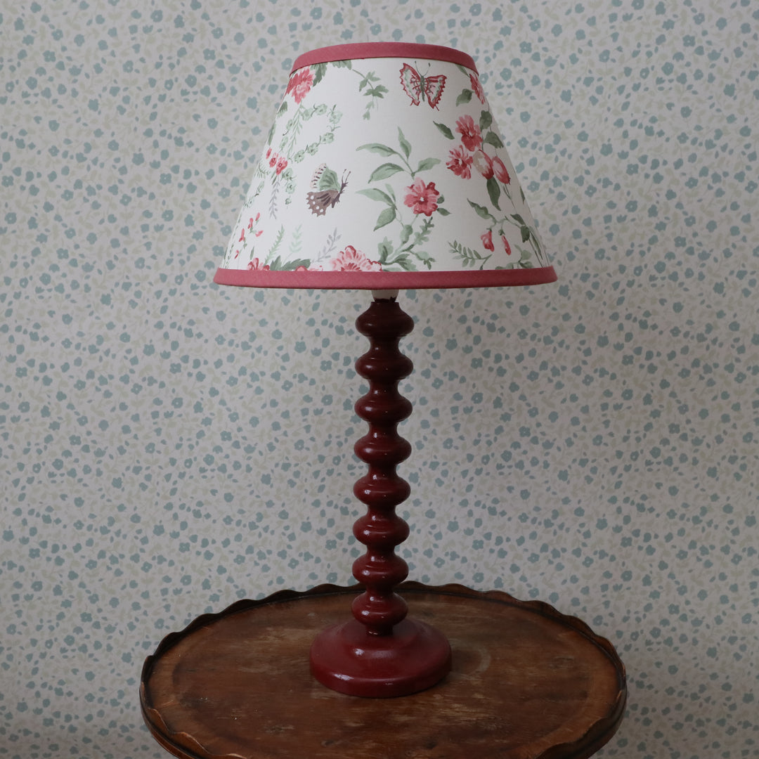 LAMPSHADE - PAPER SHADE 30cm IN PAPILLON BLOSSOM MOSS