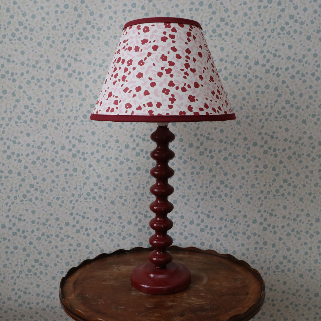 LAMPSHADE - PAPER SHADE 30cm IN BLOSSOM TWO PINKS