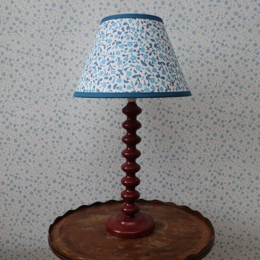LAMPSHADE - PAPER SHADE 30cm IN BLOSSOM TWO BLUES