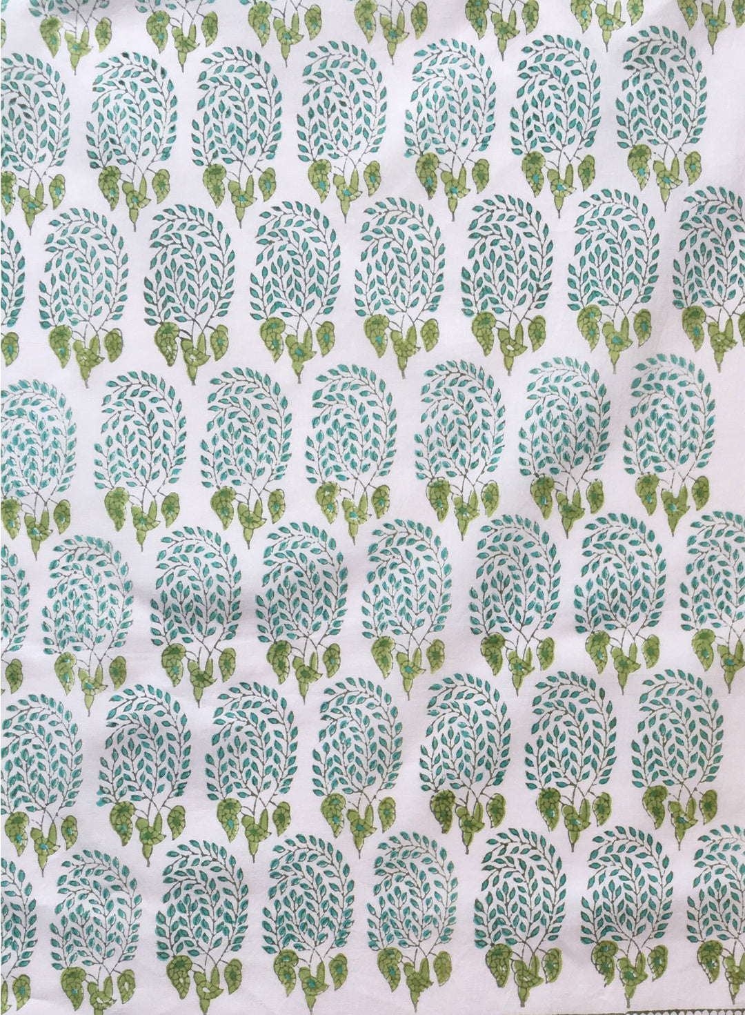 BUMBLE FABRIC IN AQUA/GREEN