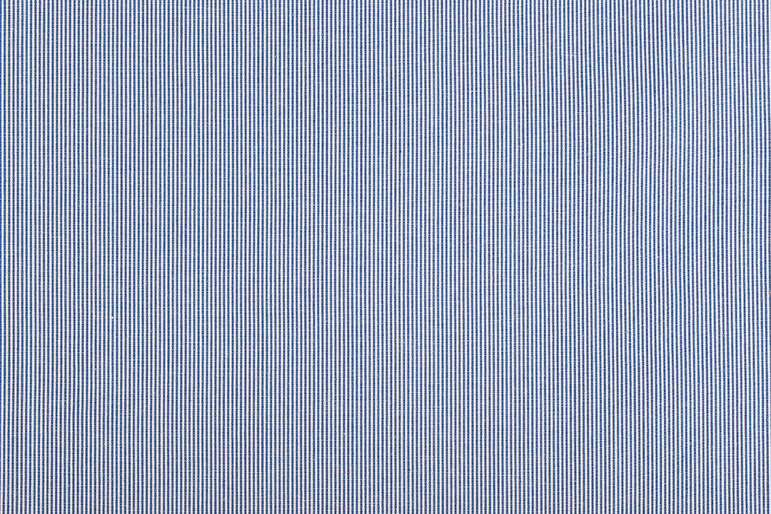 VICENS FABRIC - BEACH STRIPE, BLUE AND ECRU