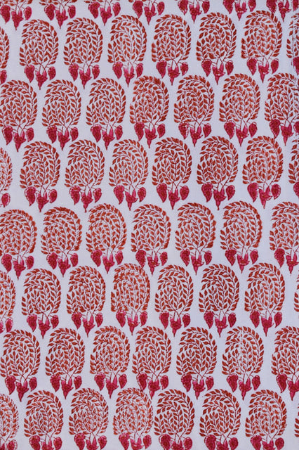 BUMBLE FABRIC IN RED