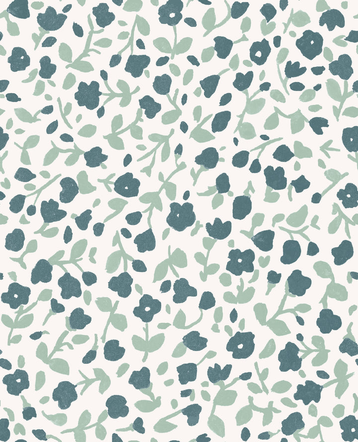 WALLPAPER - BLOSSOM FOREST GREENS