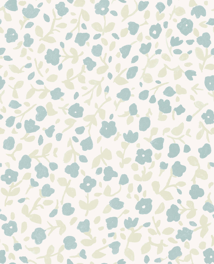 WALLPAPER - BLOSSOM PALE SAGE