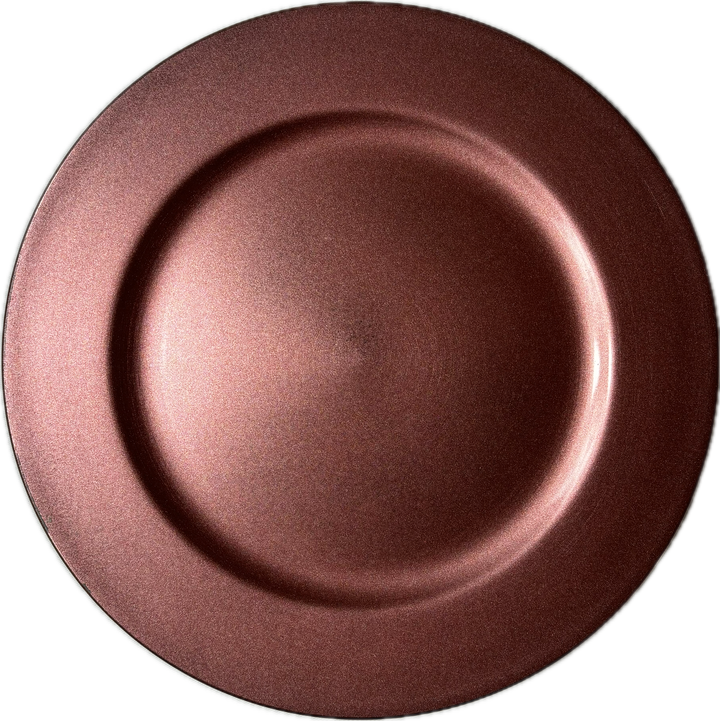 CHARGER PLATE -DUSTY PINK - set of 6