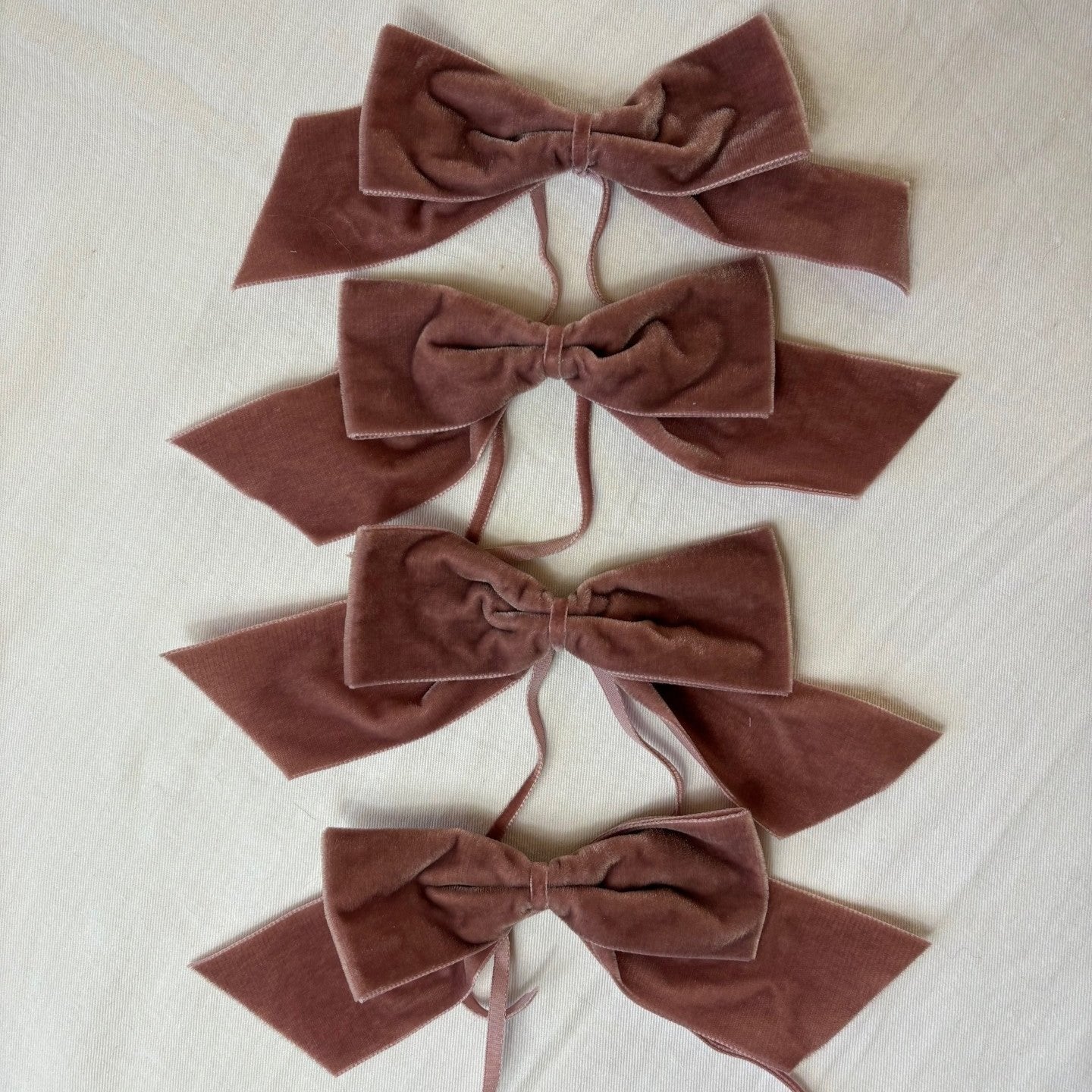 NAPKIN BOWS - DUSTY PINK (SET OF 4)