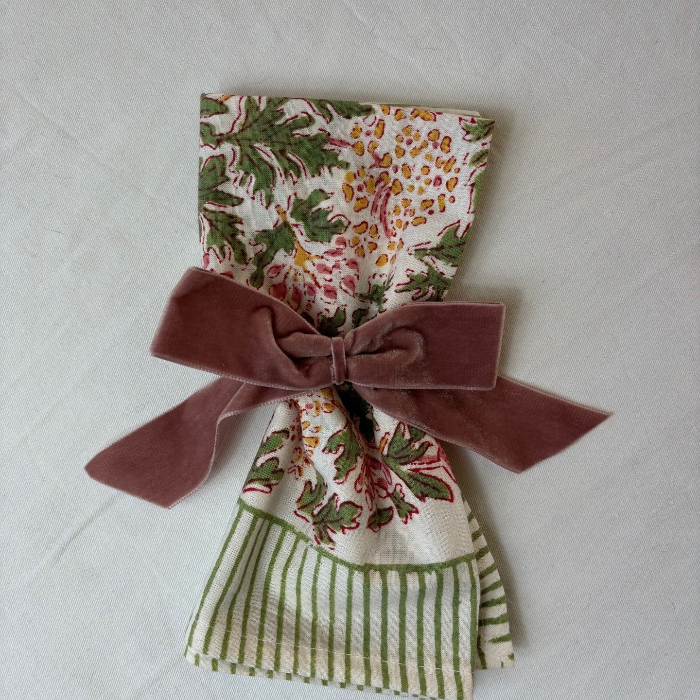 NAPKIN BOWS - DUSTY PINK (SET OF 4)