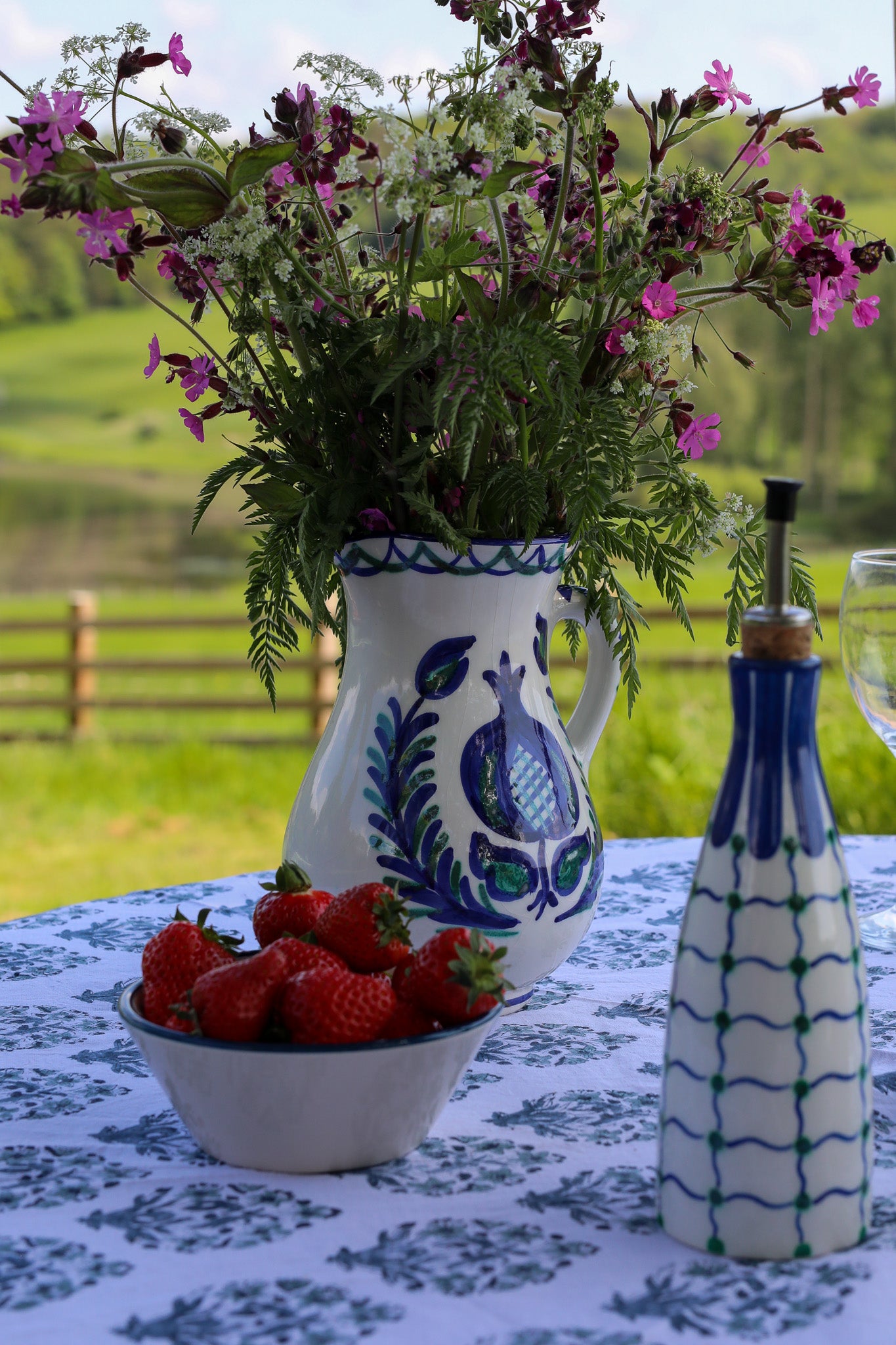 HANDPAINTED JUG - Parf of our Soho Home Collection