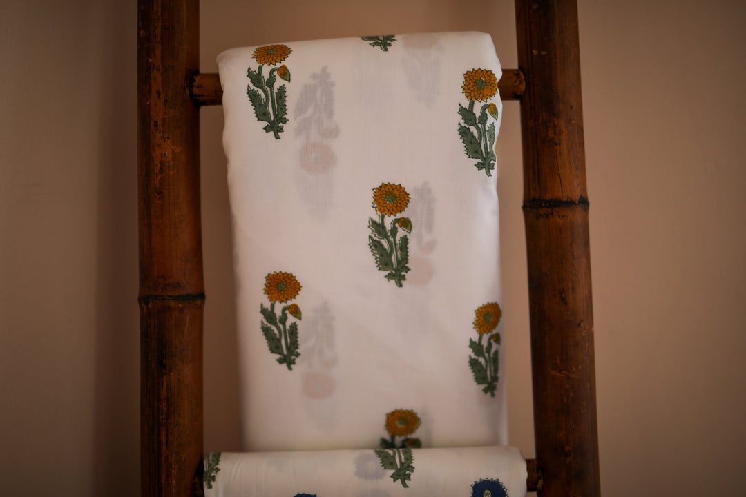 SUNFLOWER BUTA BLUE - Sale 50% off