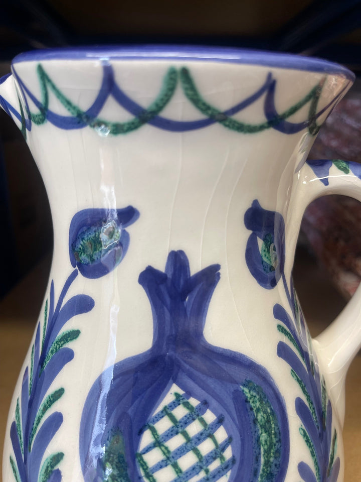 HANDPAINTED JUG - Crackled - seconds -Sale