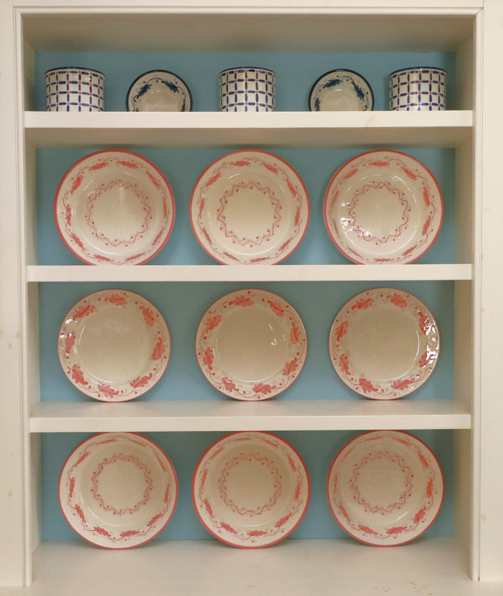 LARGE BOWL (LEBRILLO) -  PINK GARLAND