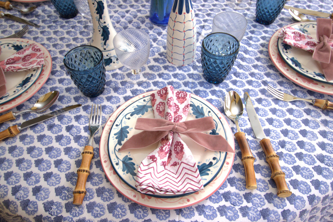 SIDE PLATE - INDIGO GARLAND