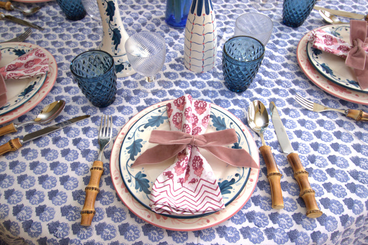 SIDE PLATE - INDIGO GARLAND