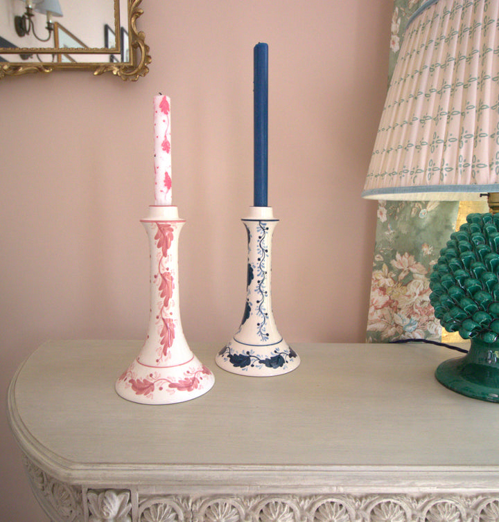 Candlestick - Pink Garland
