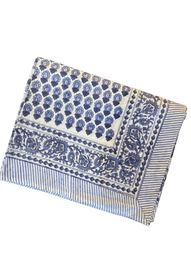 NELLIE TABLECLOTH IN BLUE
