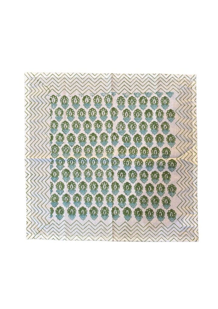 NELLIE NAPKIN IN GREEN (SET OF 4)