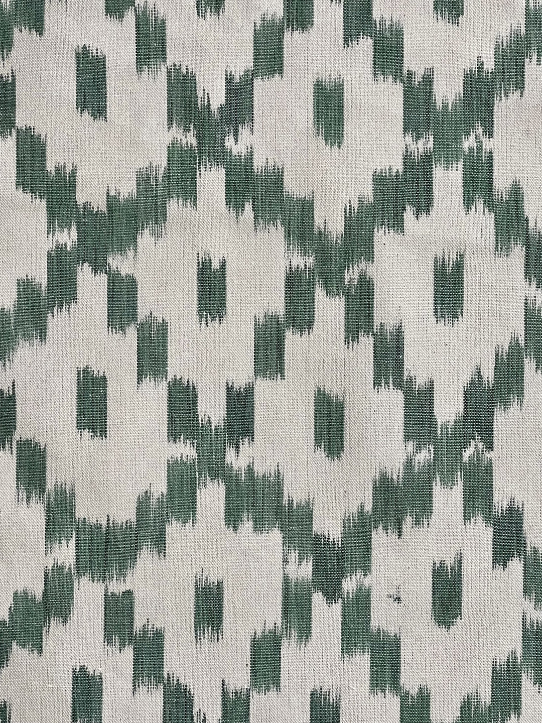 BUJOSA FABRIC - OAK GREEN DIAMOND AND DOT