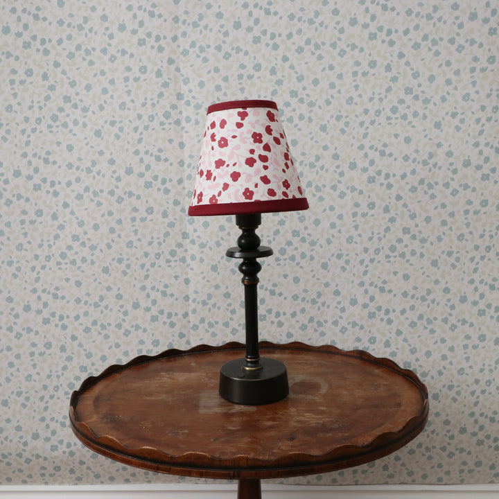 LAMPSHADE - SMALL CLIP-ON BLOSSOM TWO PINKS