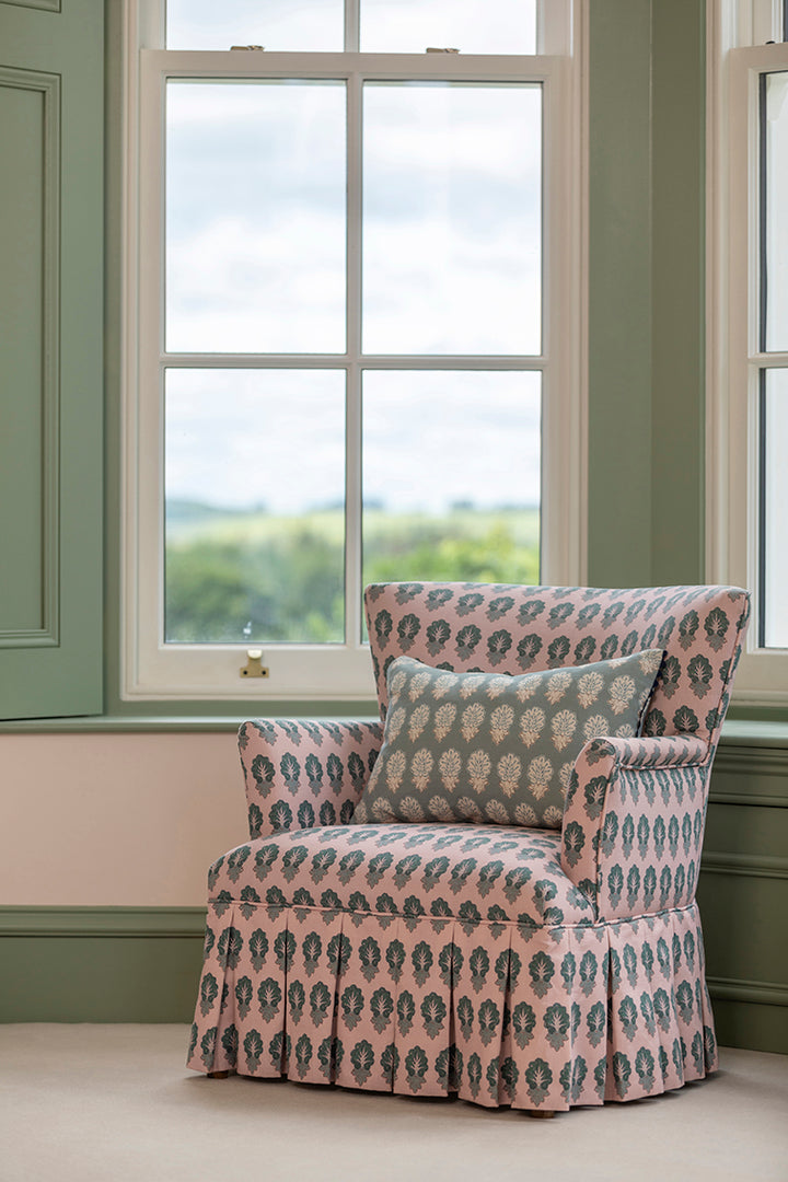 HOME COLLECTION - BOWMONT PINE ON PINK - NEW