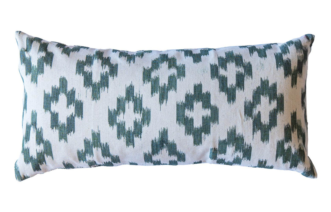 BUJOSA FABRIC - OAK GREEN LARGE CHEVRON