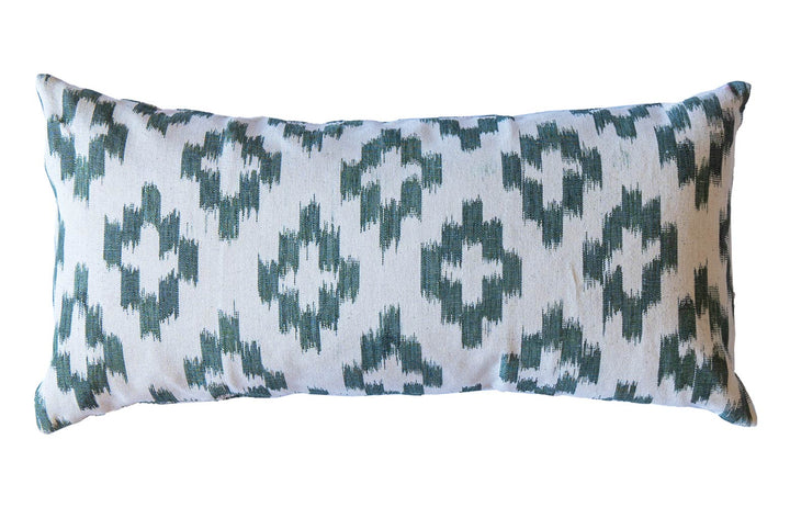 BUJOSA FABRIC - OAK GREEN LARGE CHEVRON