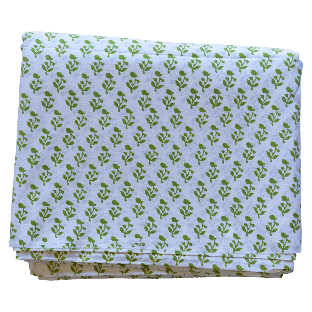 SMALL TREE FABRIC IN GREEN - Sale 50% off