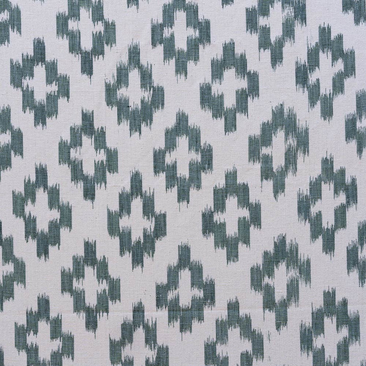 BUJOSA FABRIC - OAK GREEN LARGE CHEVRON
