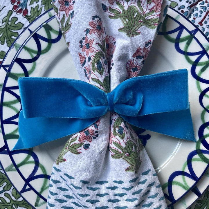 NAPKIN BOWS - ICE BLUE (SET OF 4)