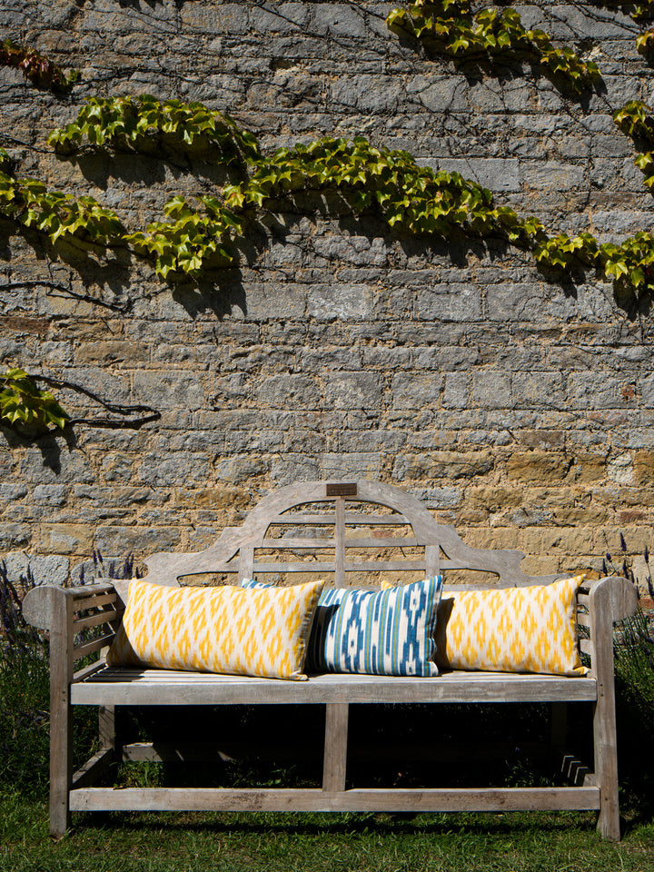 BUJOSA FABRIC - GOLDEN YELLOW MEDIUM CHEVRON