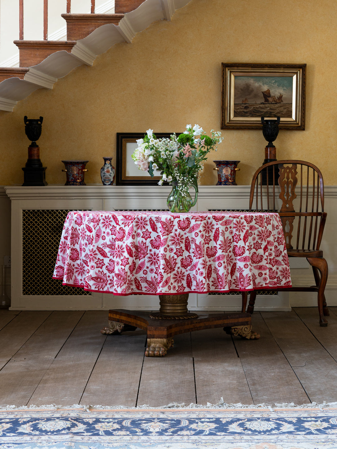 ROBERTA JAL TABLECLOTH IN RED
