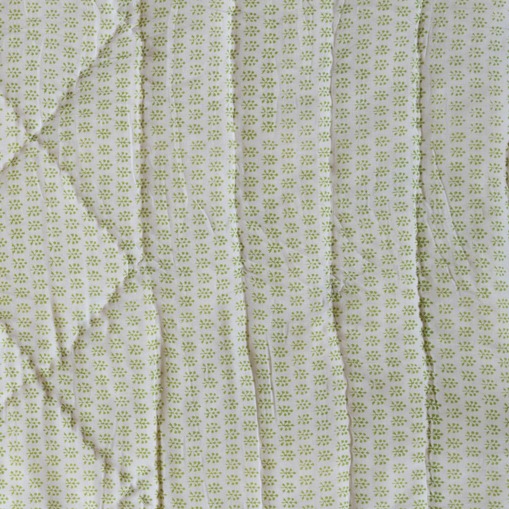 CHICKEN FEET QUILT IN GREEN - Sale 25% off