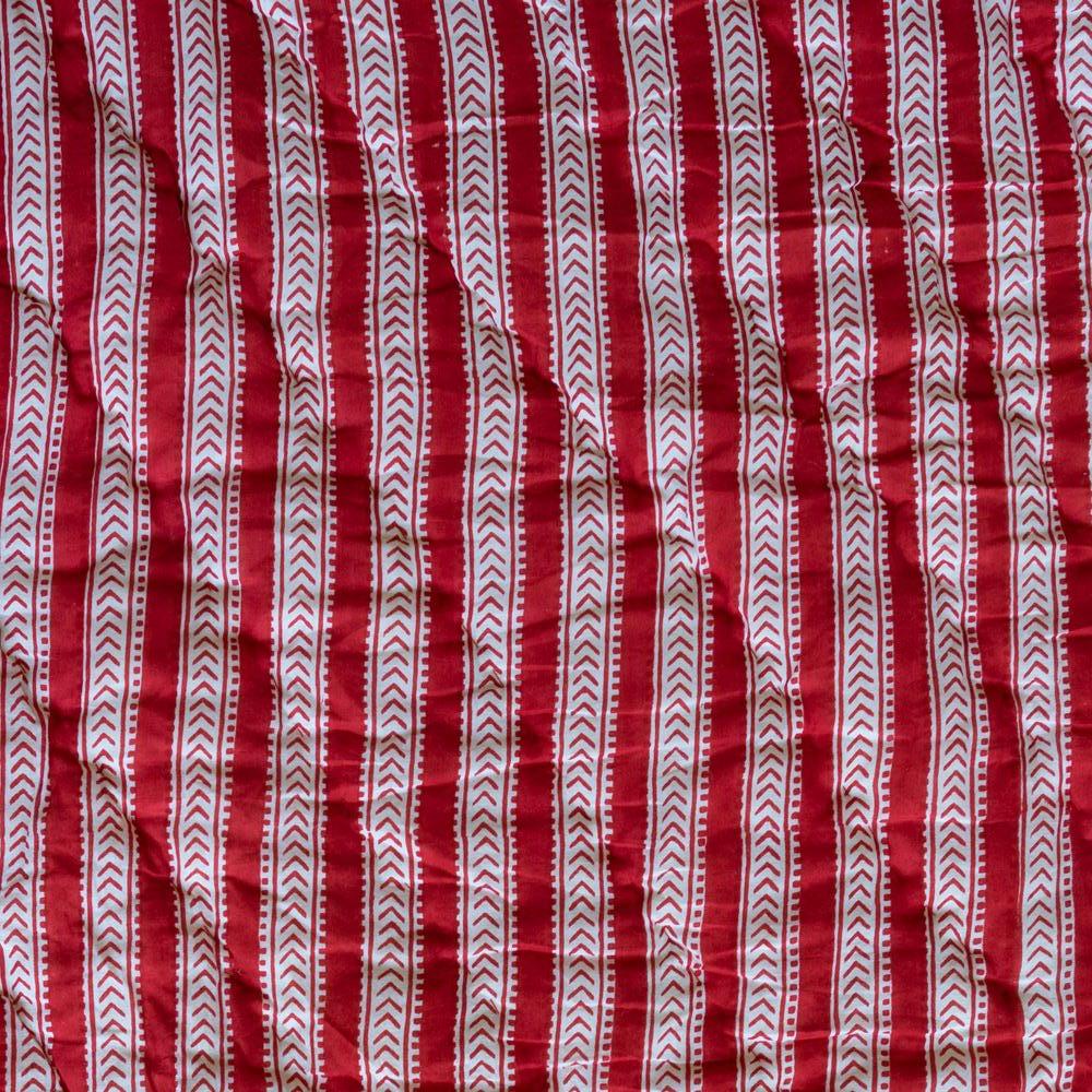STRIPE QUILT IN RED