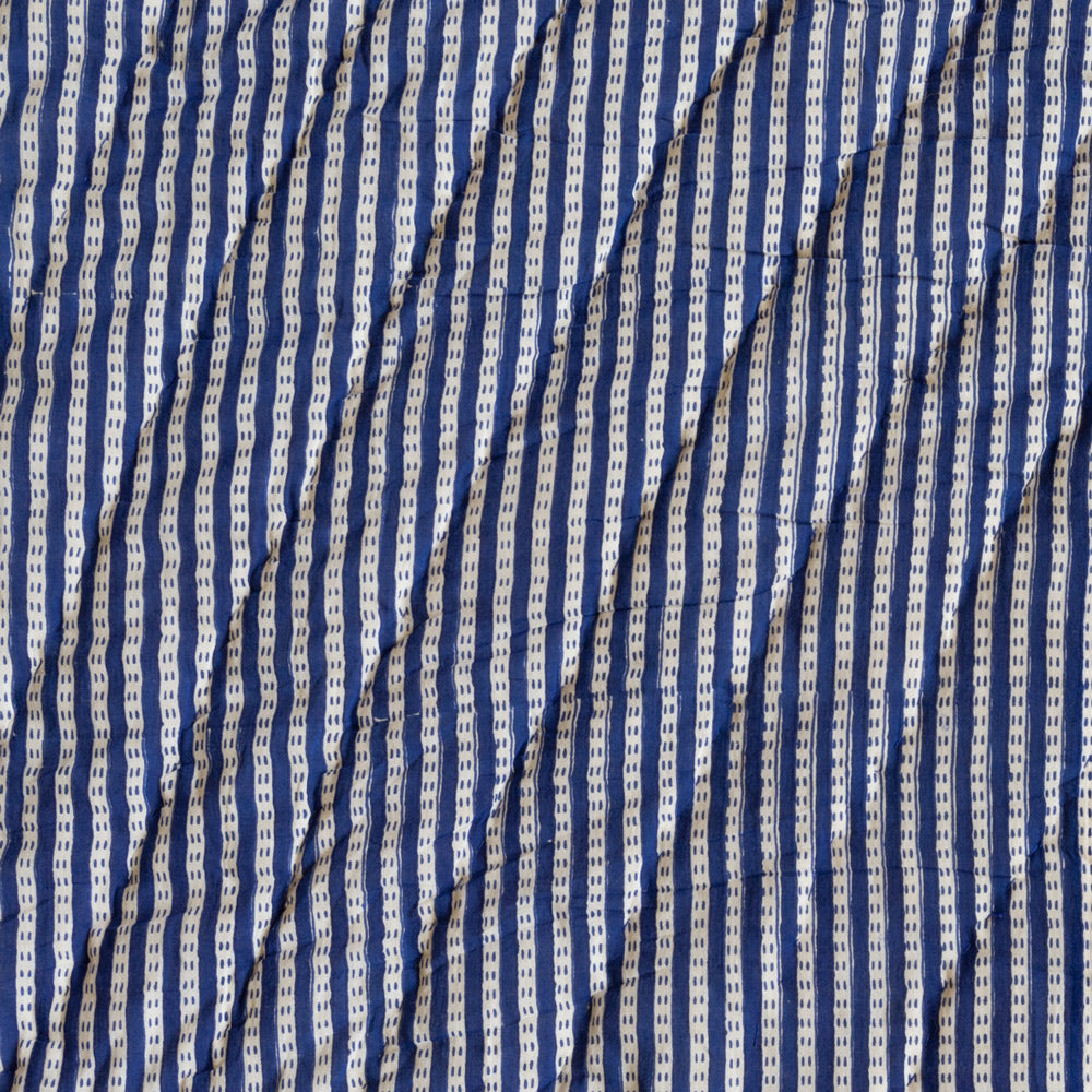 STRIPE QUILT IN BLUE