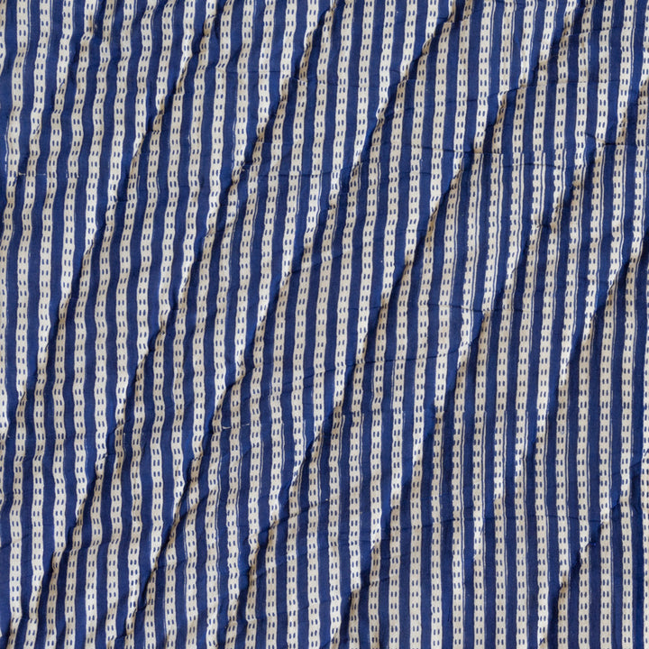 STRIPE QUILT IN BLUE