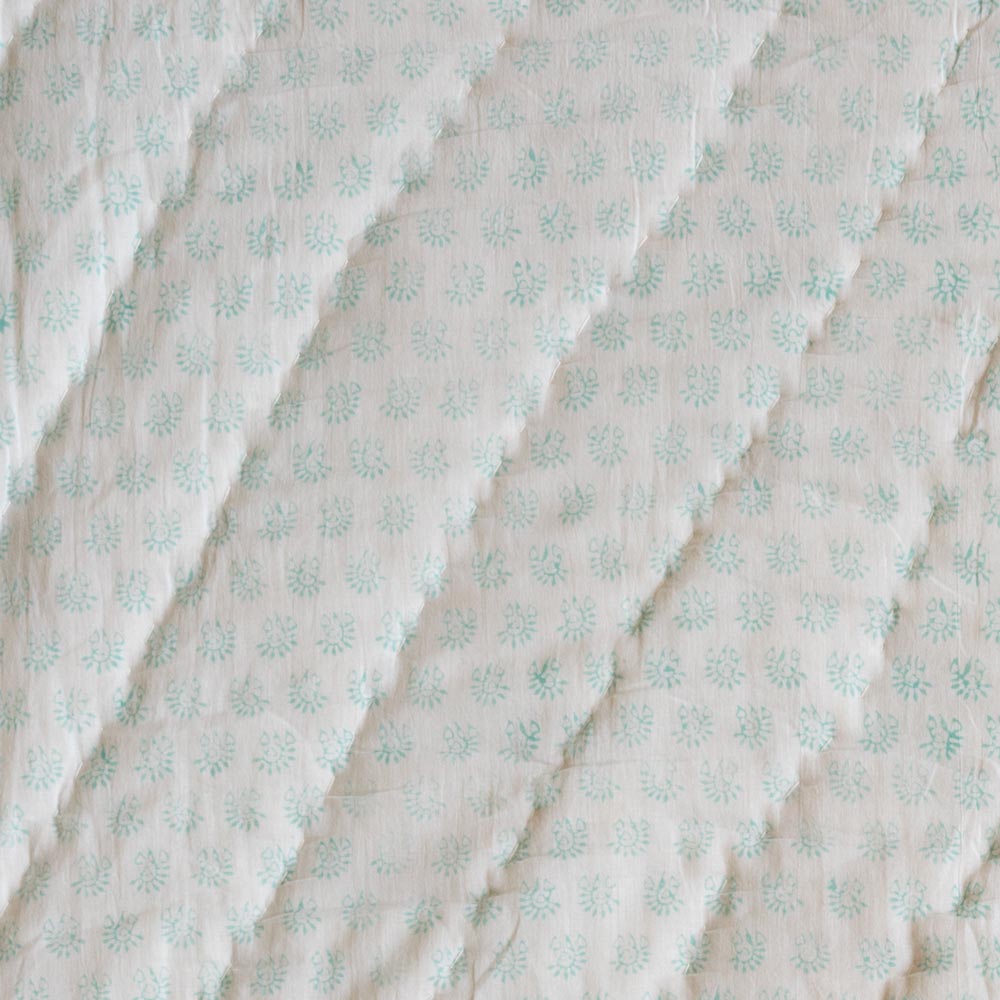 SALLY QUILT IN AQUA - Sale 25% off