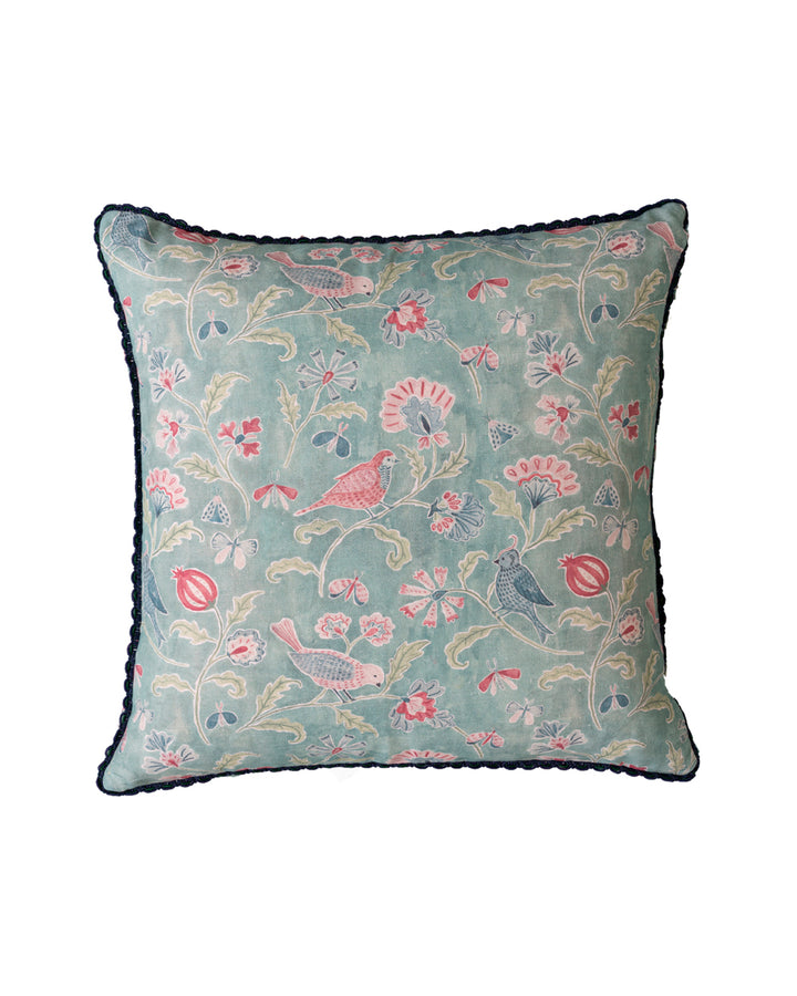 PARDIS FABRIC CUSHION IN SUZANI GARDEN