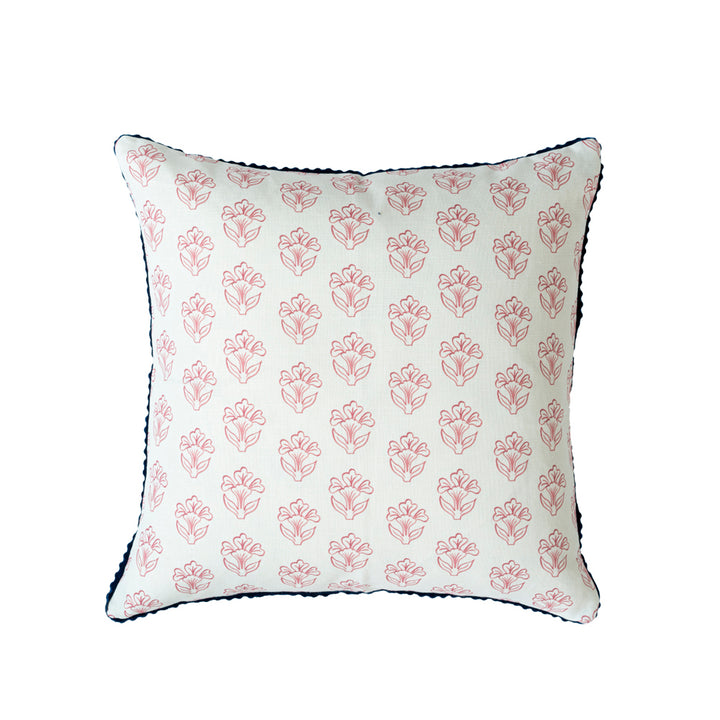 PARDIS FABRIC CUSHION IN JAIPUR PINK