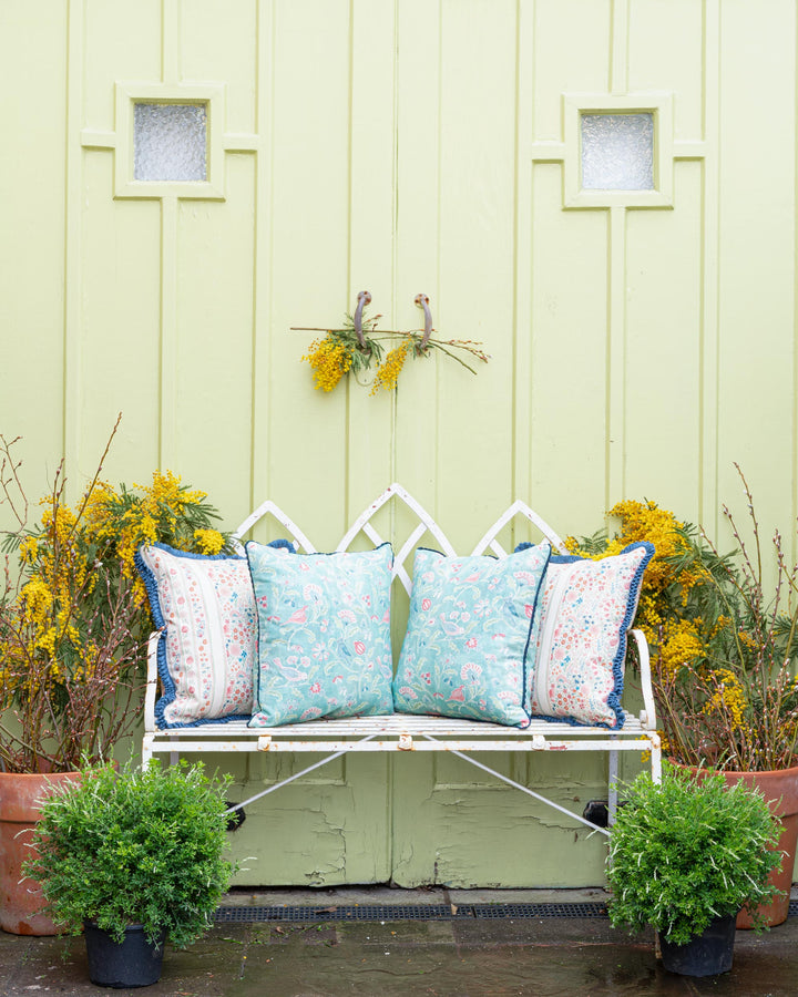 PARDIS FABRIC CUSHION IN SUZANI GARDEN