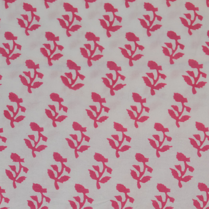 SMALL TREE FABRIC IN PINK - Sale 50% off