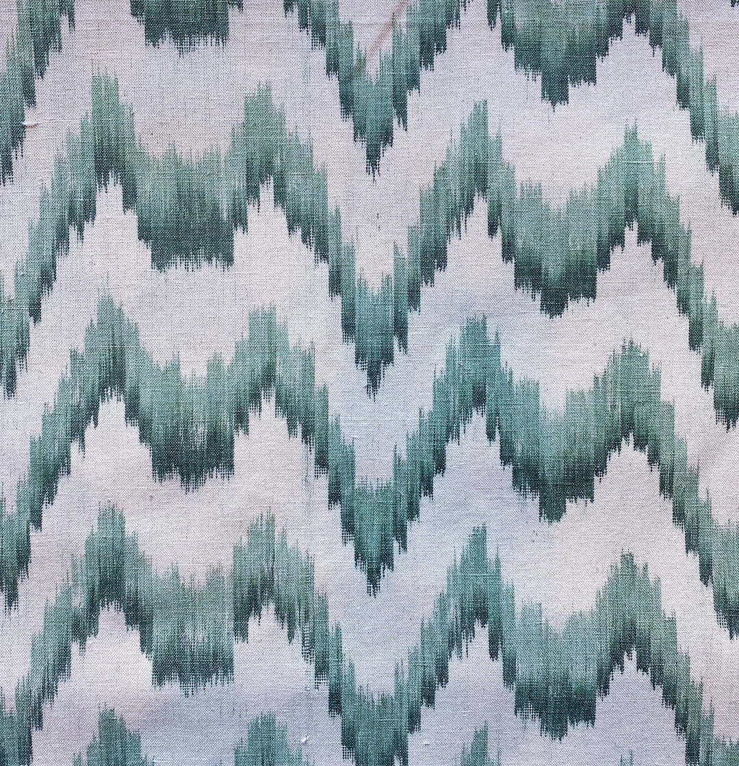 BUJOSA FABRIC - FLAMESTITCH GREEN