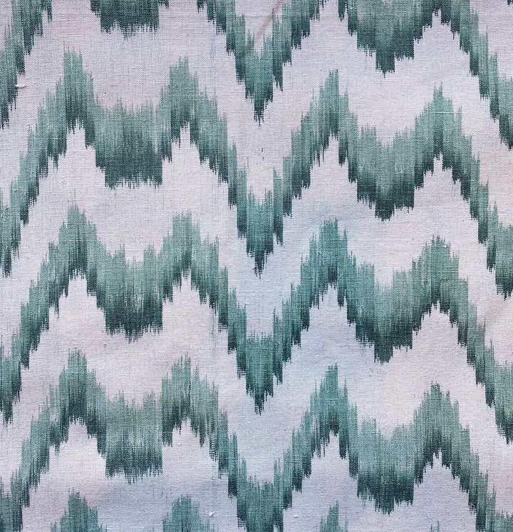 BUJOSA FABRIC - FLAMESTITCH GREEN