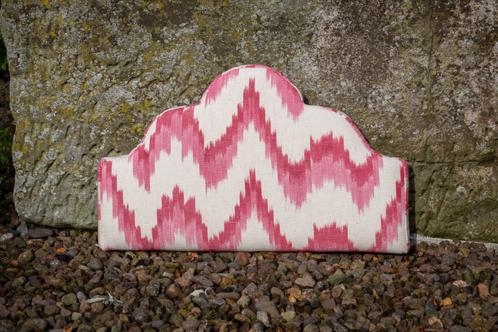 BUJOSA FABRIC - FLAMESTITCH PINK