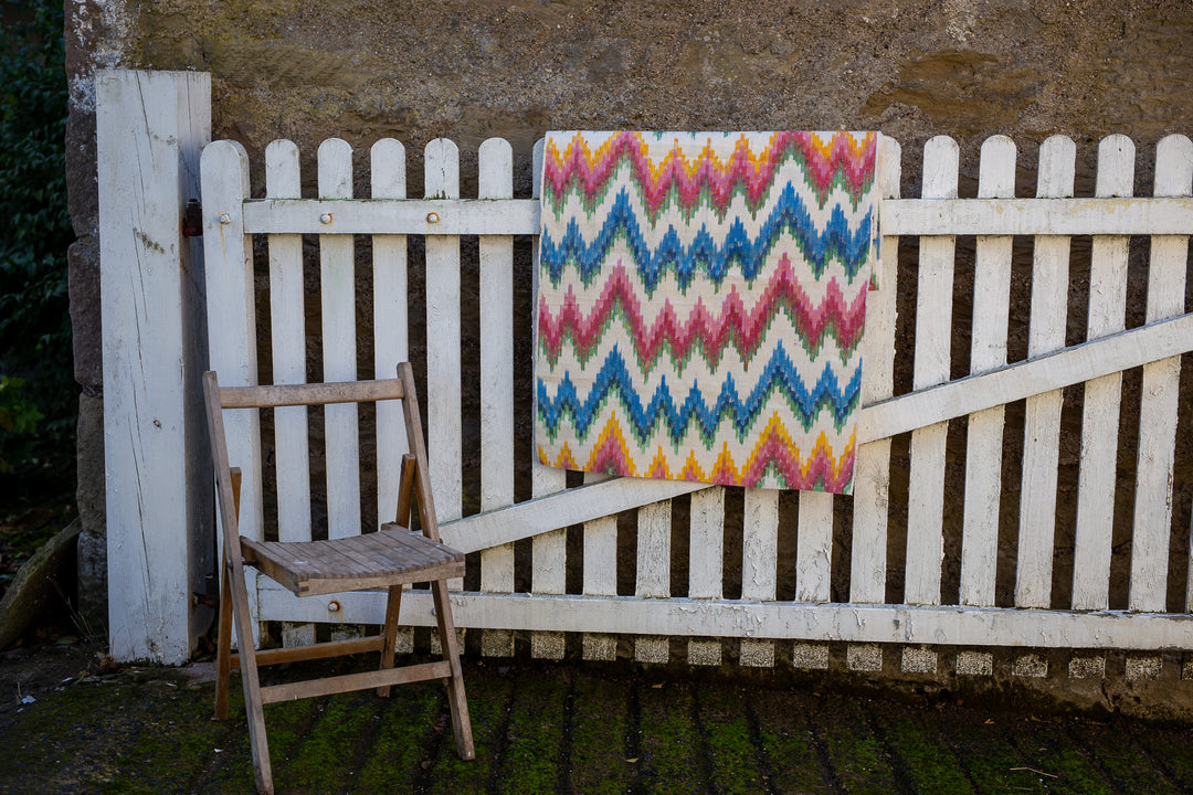BUJOSA FABRIC - FLAMESTITCH MULTICOLOUR