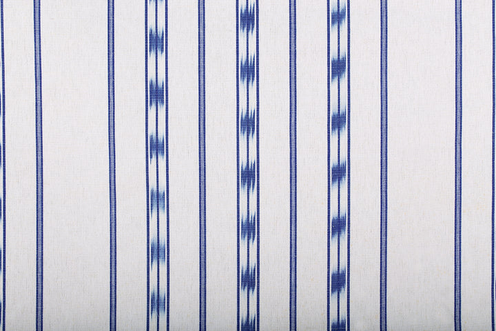 VICENS FABRIC - BLUE RAILS WITH INDIGO BADGE
