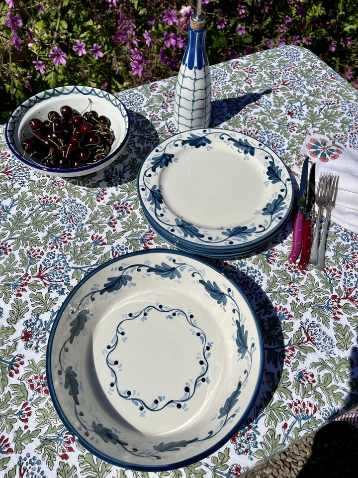 SMALL BOWL - INDIGO FLOWER