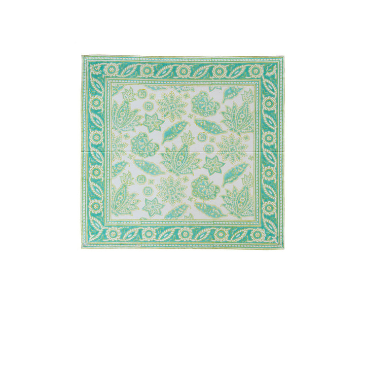ROBERTA JAL NAPKIN IN AQUA  (SET OF 4)