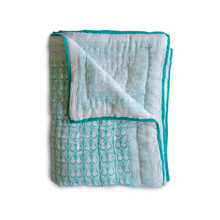 SALLY QUILT IN AQUA - Sale 25% off